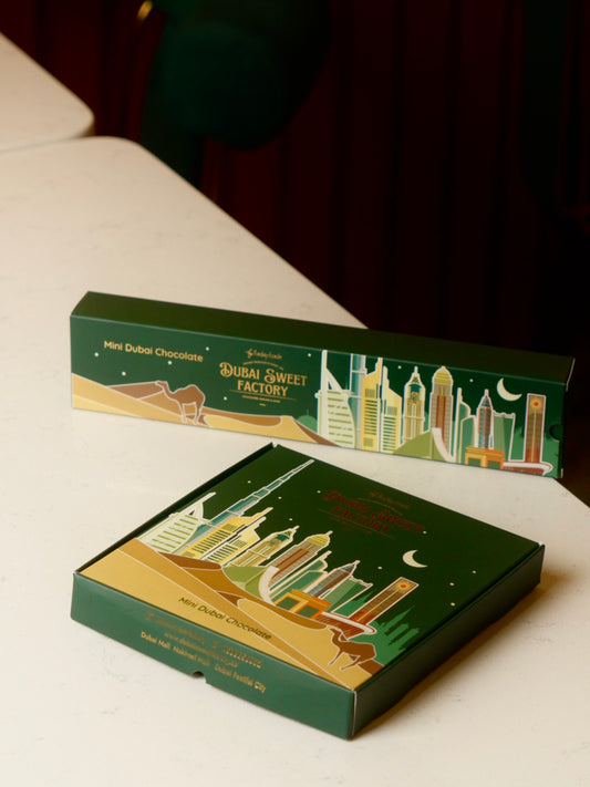 Mini Dubai Chocolate (Milk- Dark mix ) 5 pc