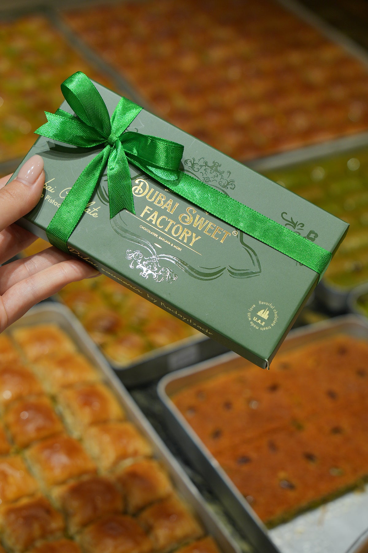 Dubai Chocolate Pistachio kunefe ( Milk , Dark , White )