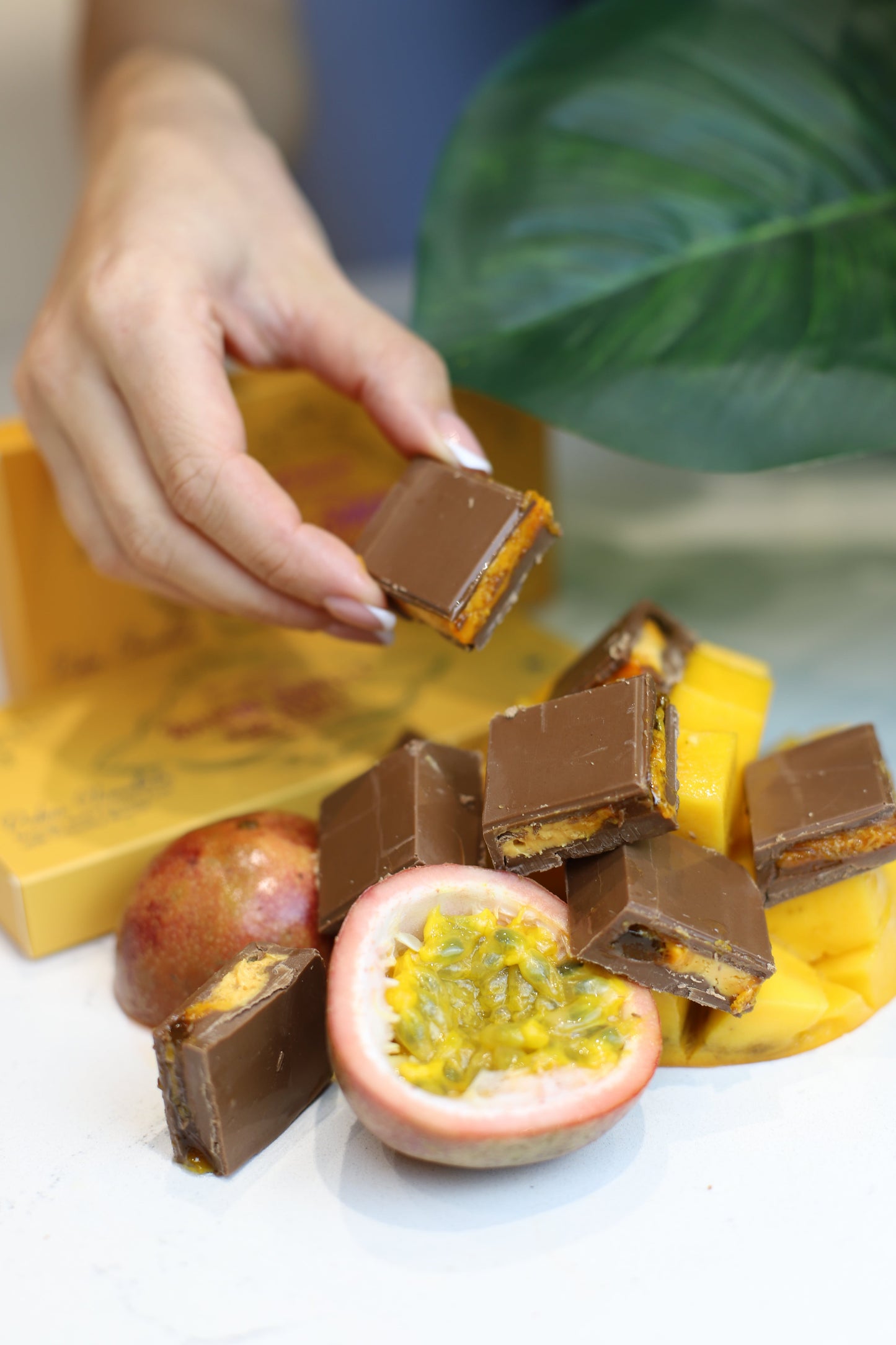 Dubai Chocolate Mango Passion Fruit