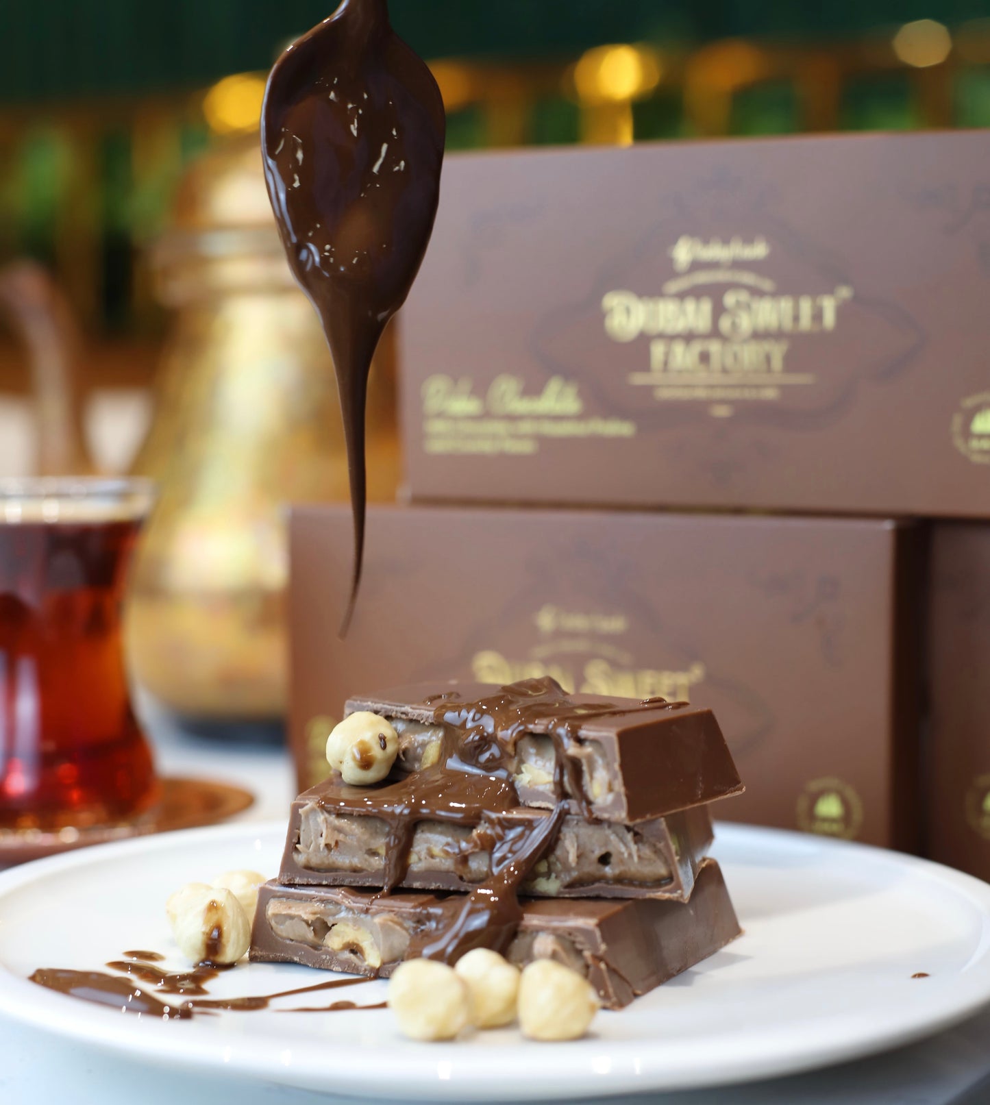 Milk Chocolate with Hazelnut praline and Crunchy hazelnut