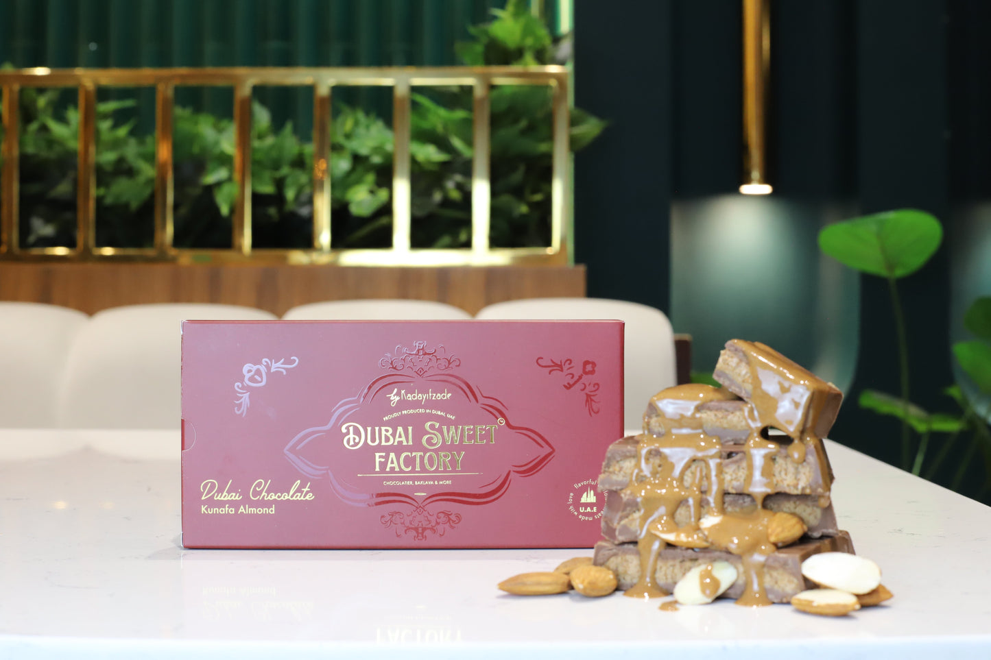 Dubai Chocolate almond kunefe (Milk chocolate)