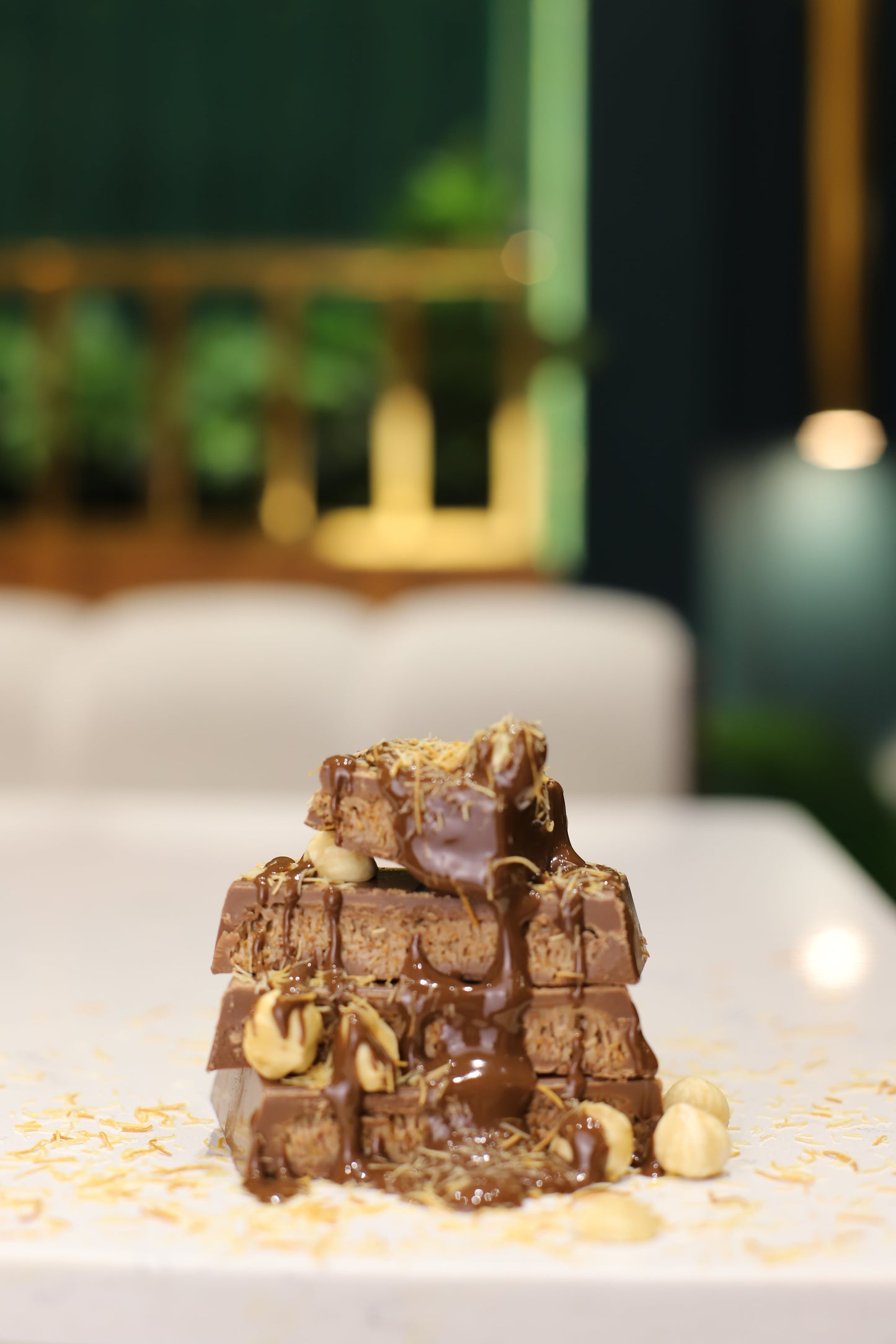 Dubai Chocolate hazelnut kunefe ( Milk Chocolate)