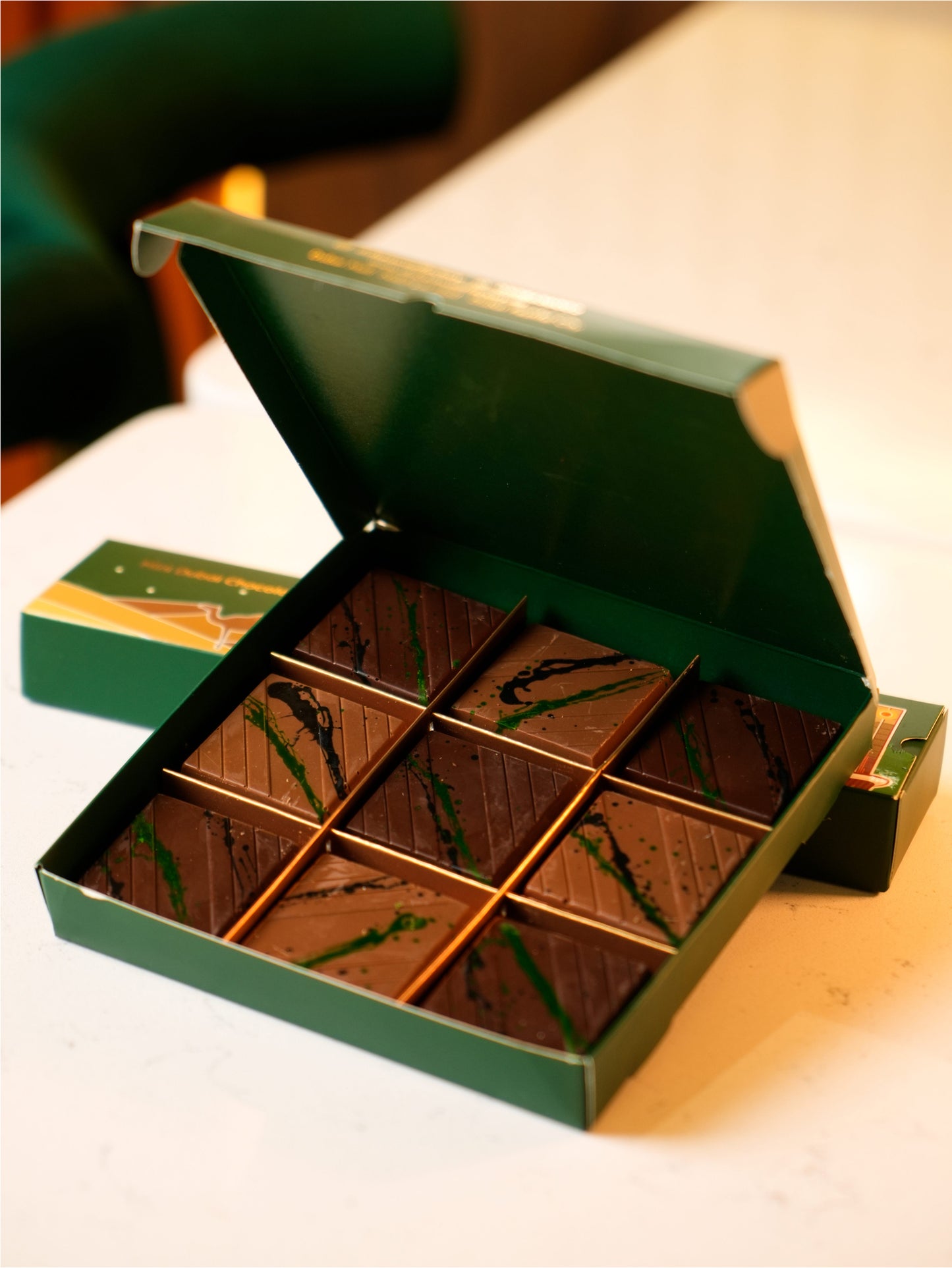 Mini Dubai Chocolate (Milk- Dark mix ) 9 pc